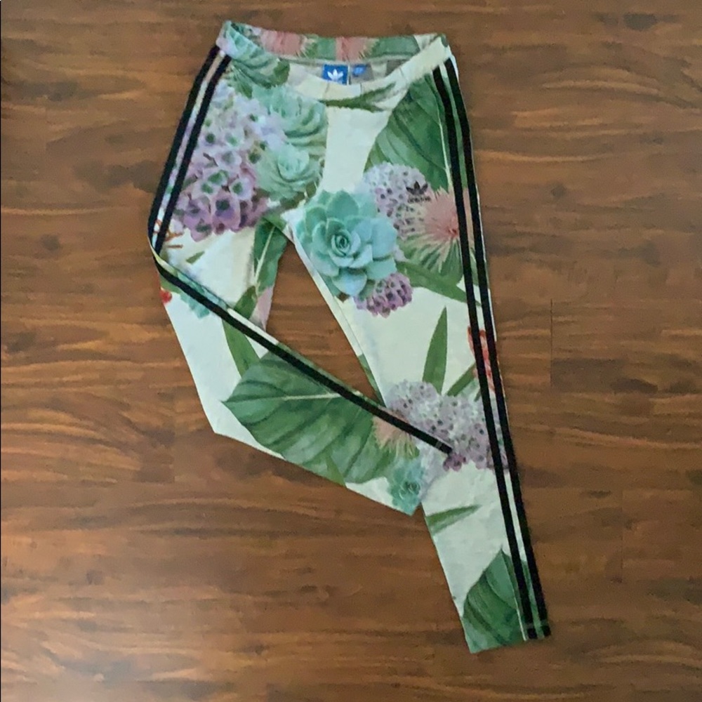 Adidas floral Print Tights